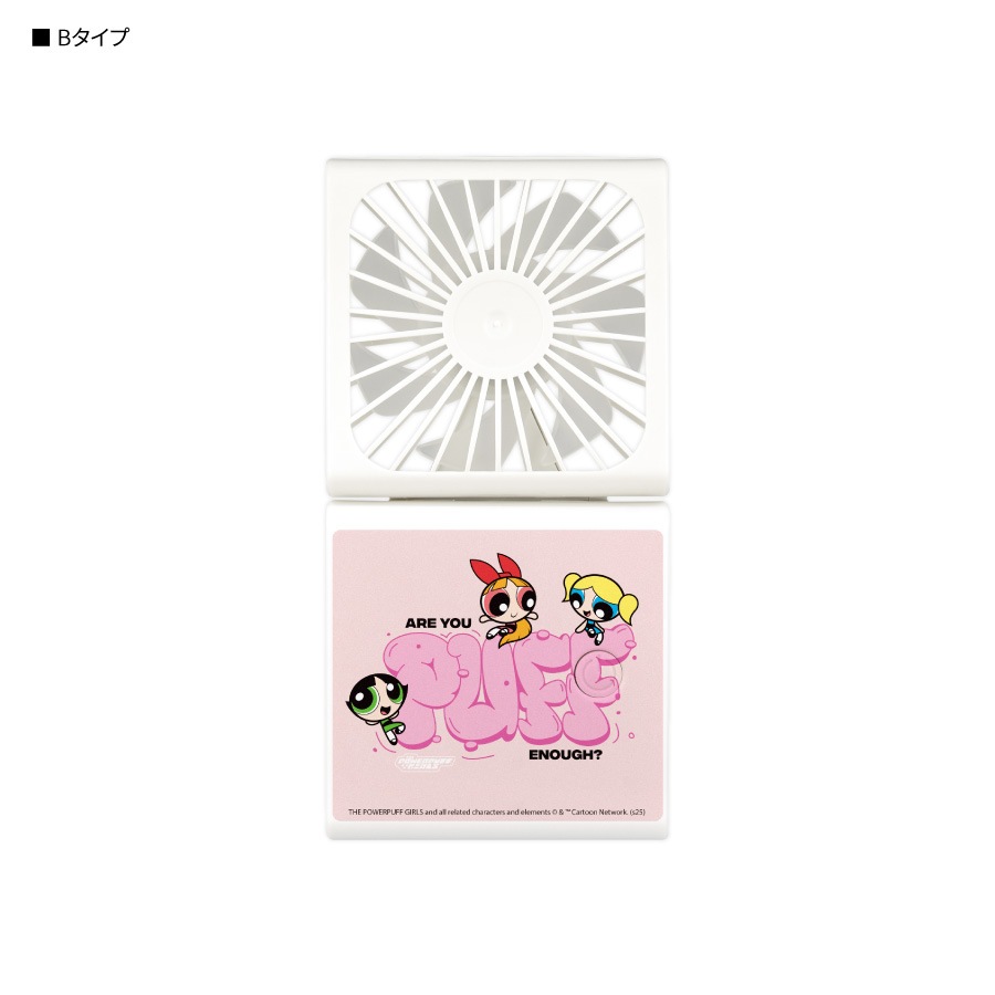 パワーパフ ガールズ 2つ折りクールファン