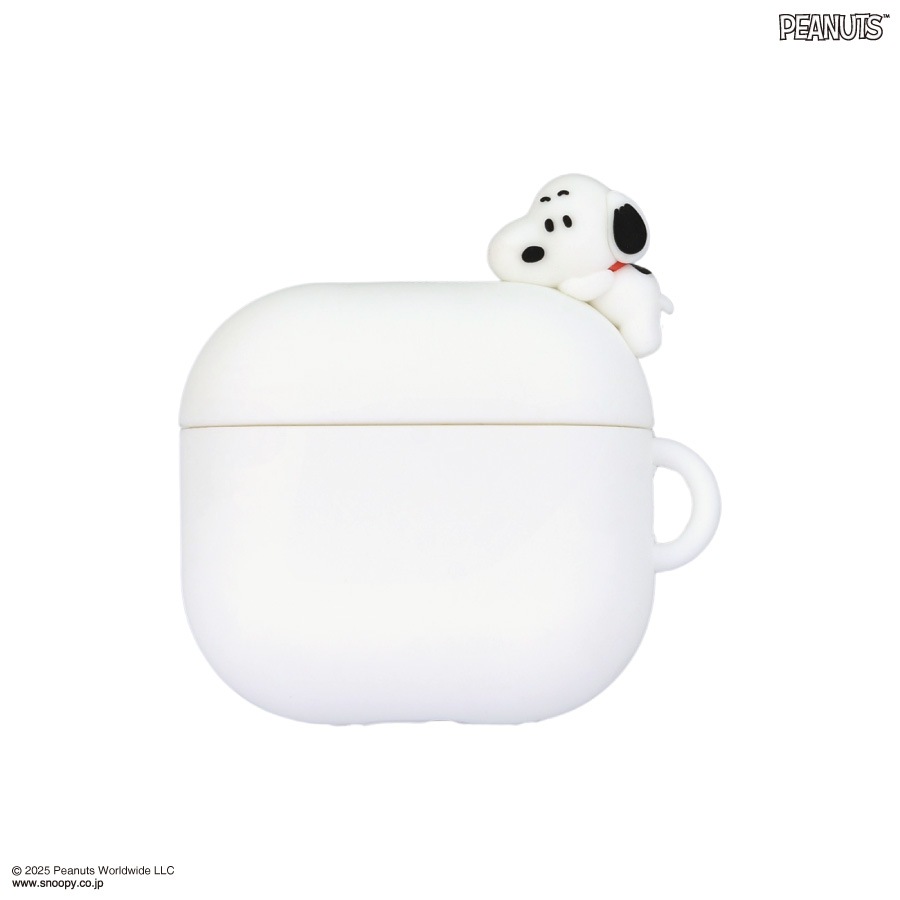 ピーナッツ スヌーピー AirPods 4 対応 シリコンケース