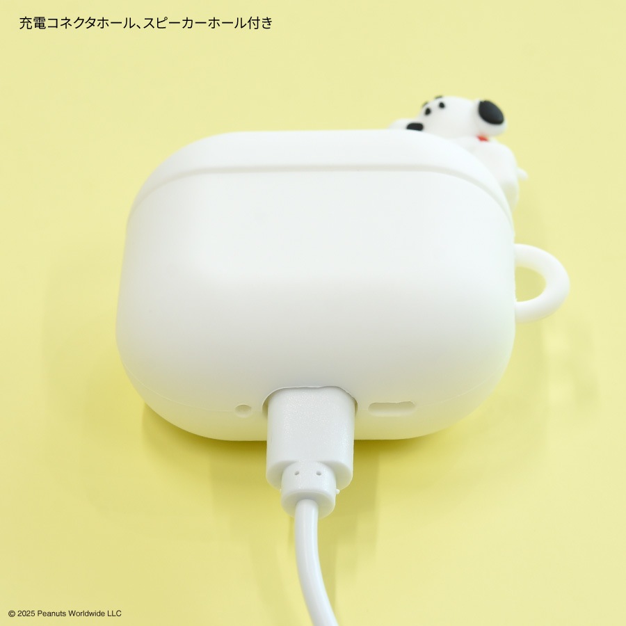 ピーナッツ スヌーピー AirPods 4 対応 シリコンケース