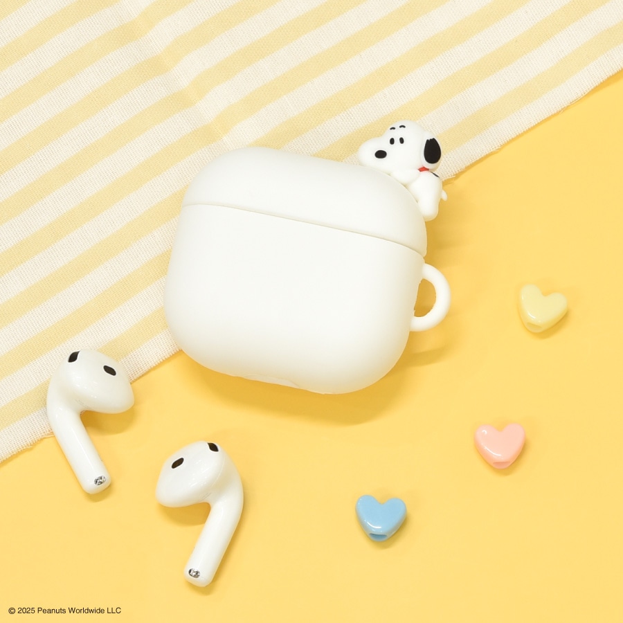 ピーナッツ スヌーピー AirPods 4 対応 シリコンケース