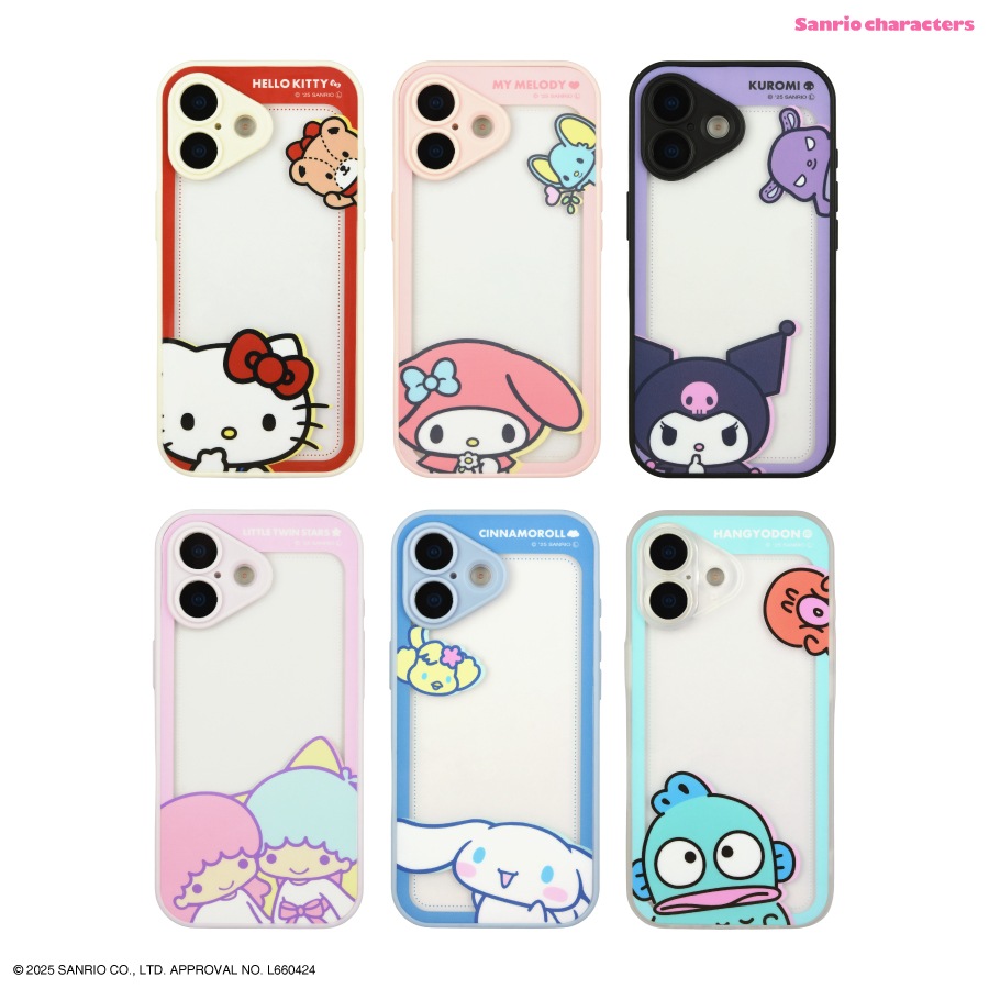 サンリオキャラクターズ  IIIIfit プランプフレーム iPhone17 対応 ケース