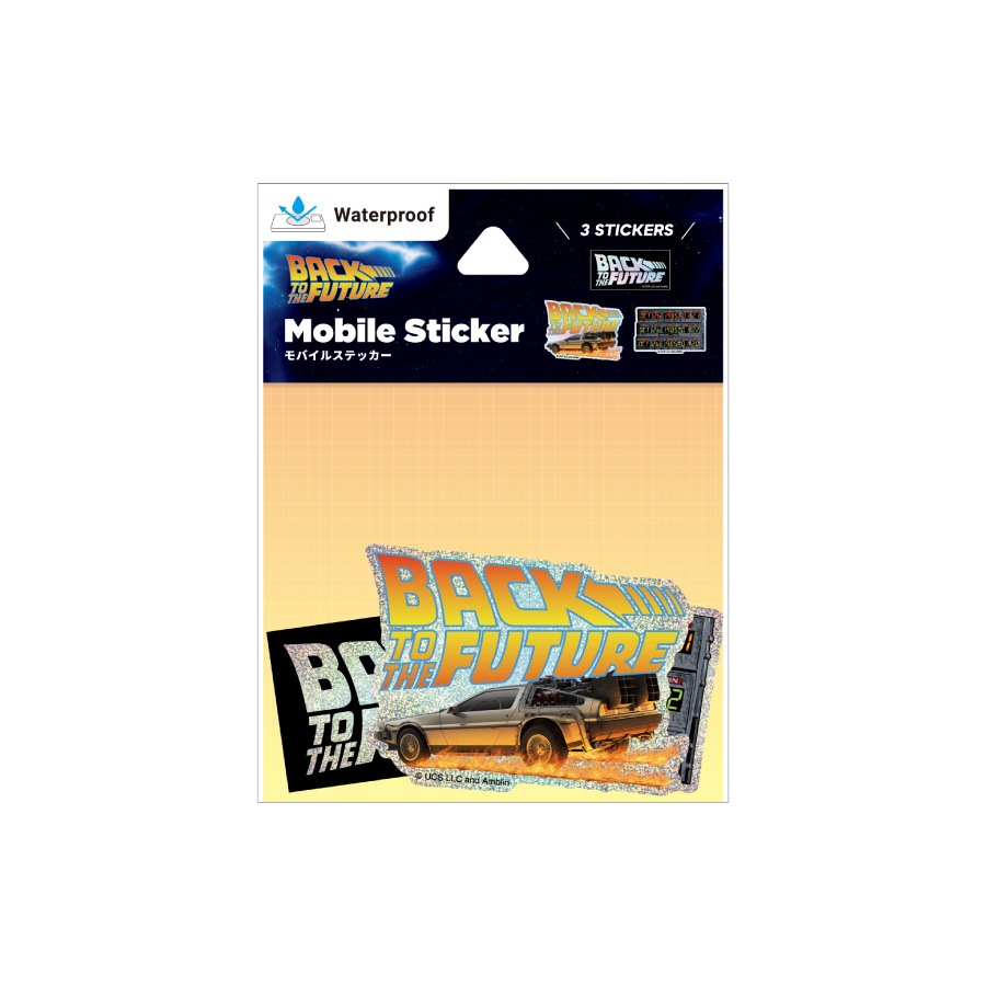 BACK TO THE FUTURE モバイルステッカー