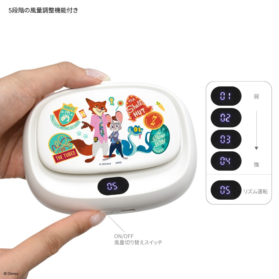 ディズニーキャラクター、ピクサーキャラクター ／ 3WAY クールファン