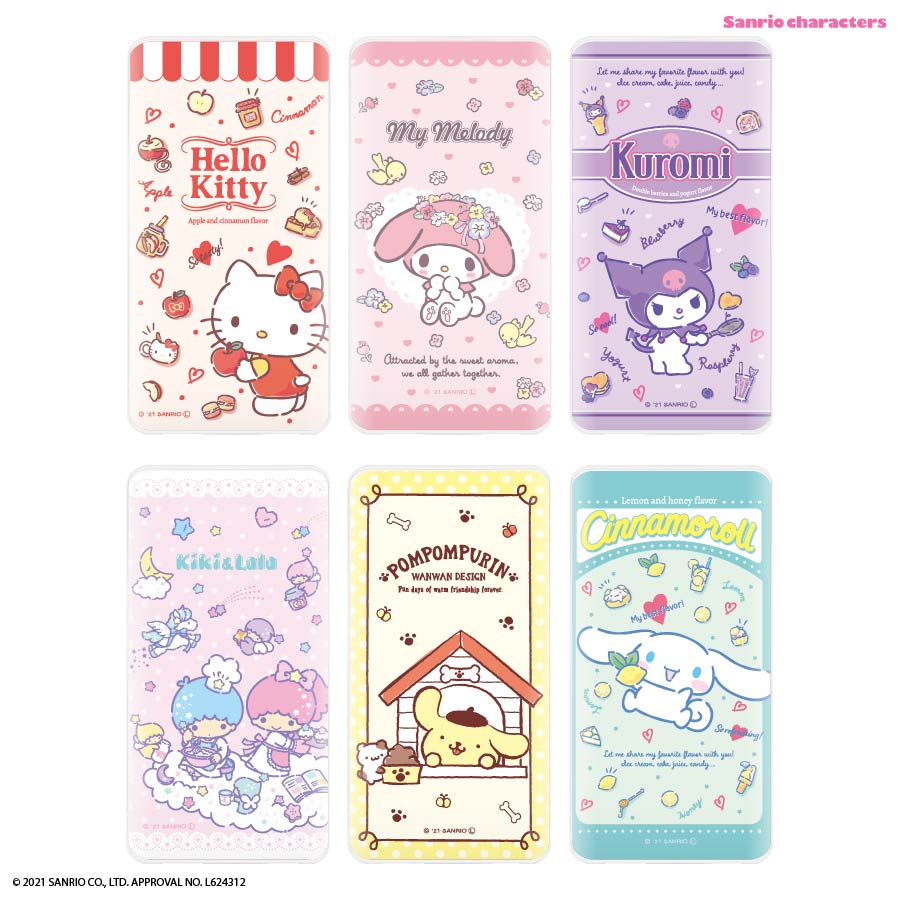 サンリオキャラクターズ　USB/USB Type-C 4000mAh リチウムイオンポリマー充電器 2.1A