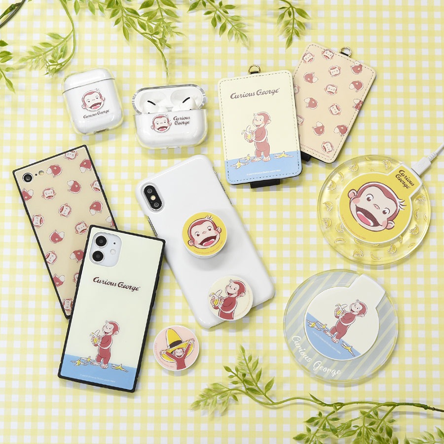 おさるのジョージ　ICカードケース