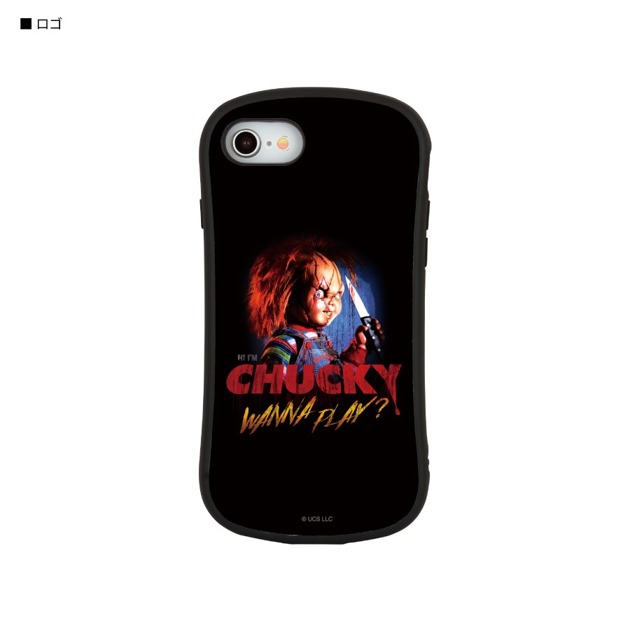 CHUCKY iPhoneSE(第2世代)/8/7/6s/6対応 ハイブリッドガラスケース