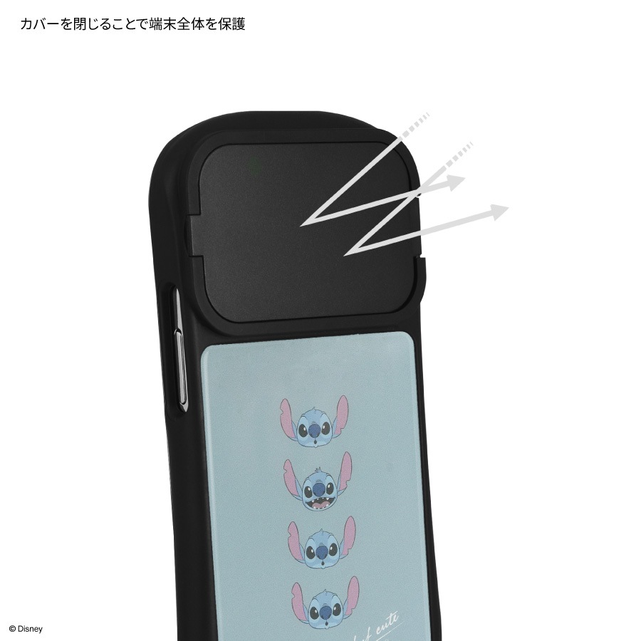 ディズニーキャラクター ／ iPhone14 / 14 Pro / 13 / 13 Pro / 12 / 12 Pro 対応 ハイブリッドガラスケース