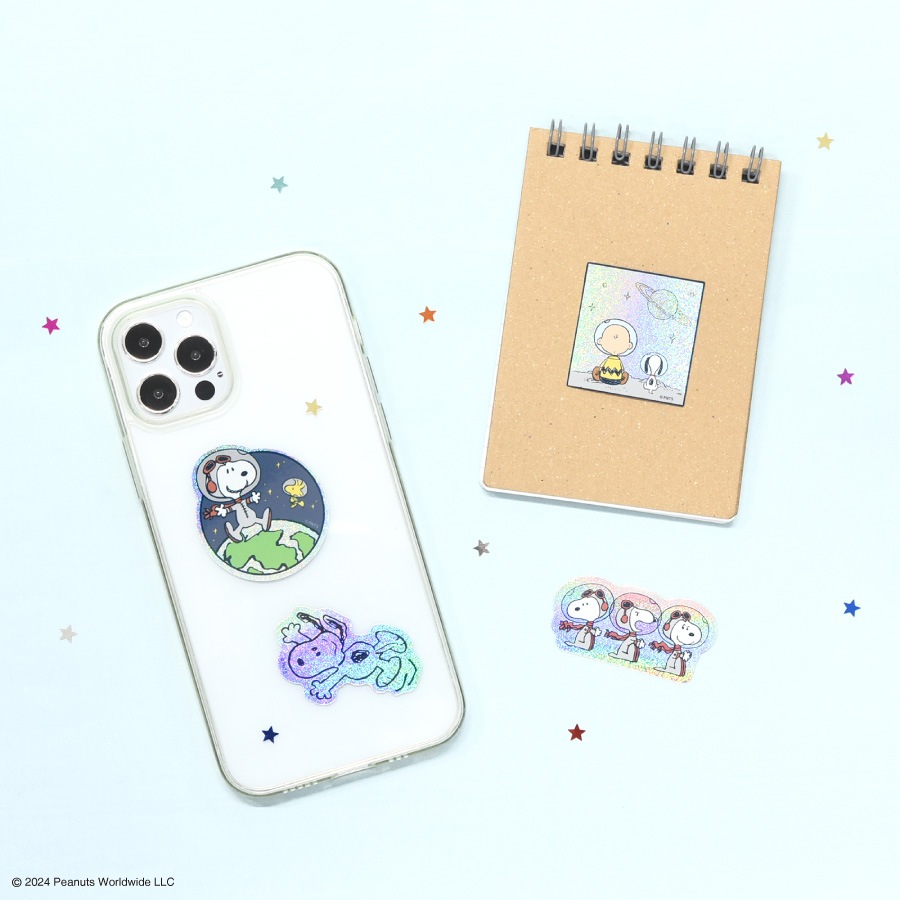 ピーナッツ スヌーピー モバイルステッカー