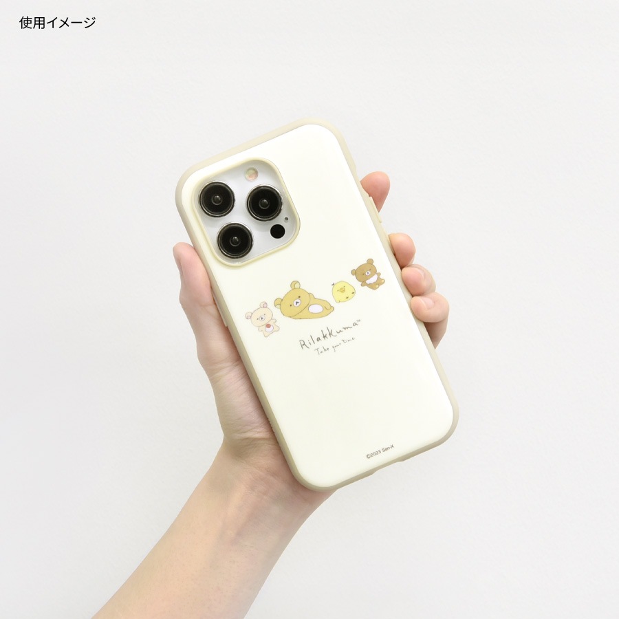 リラックマ IIIIfit iPhone15 Pro 対応 ケース