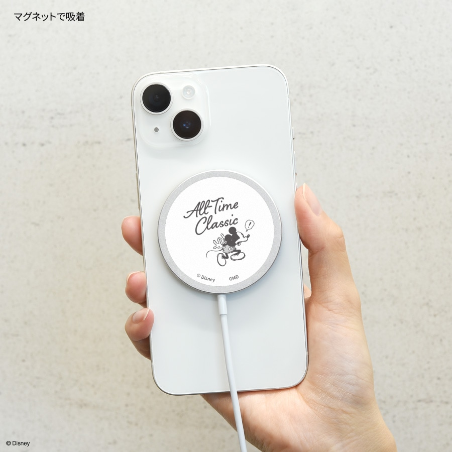ディズニーキャラクター ／ MagSafe対応ワイヤレスチャージャー