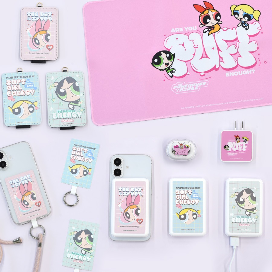 パワーパフ ガールズ MagSafe 対応 ワイヤレス リチウム充電器 5000mAh