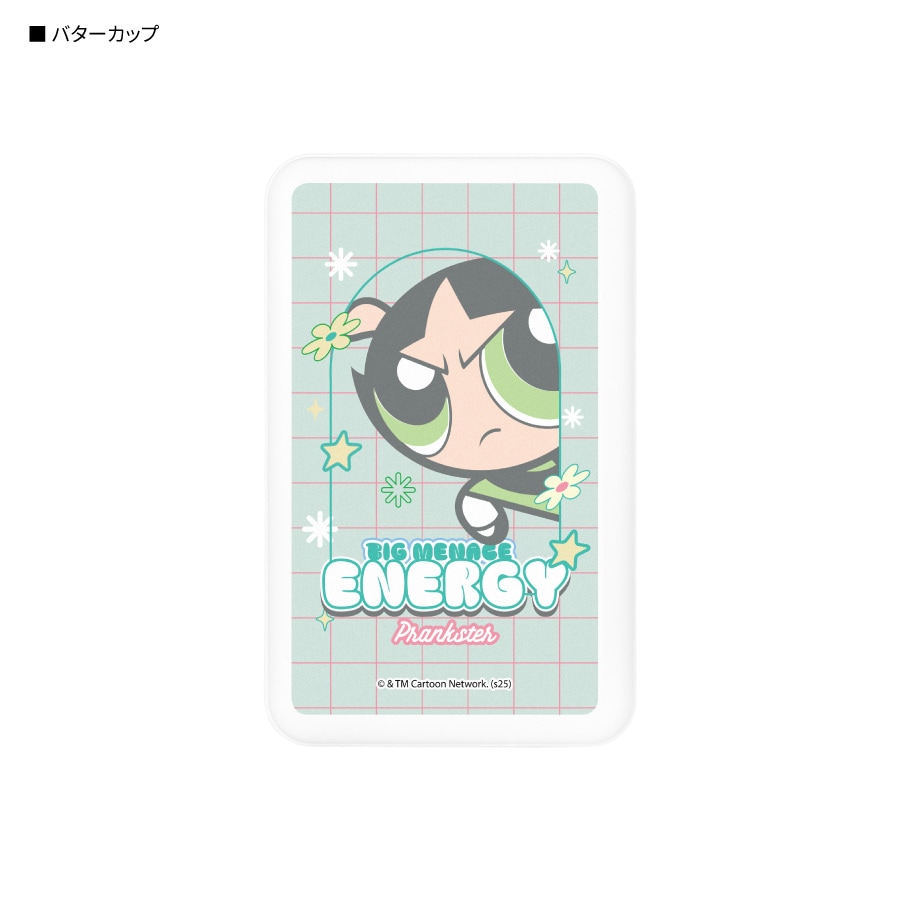 パワーパフ ガールズ MagSafe 対応 ワイヤレス リチウム充電器 5000mAh