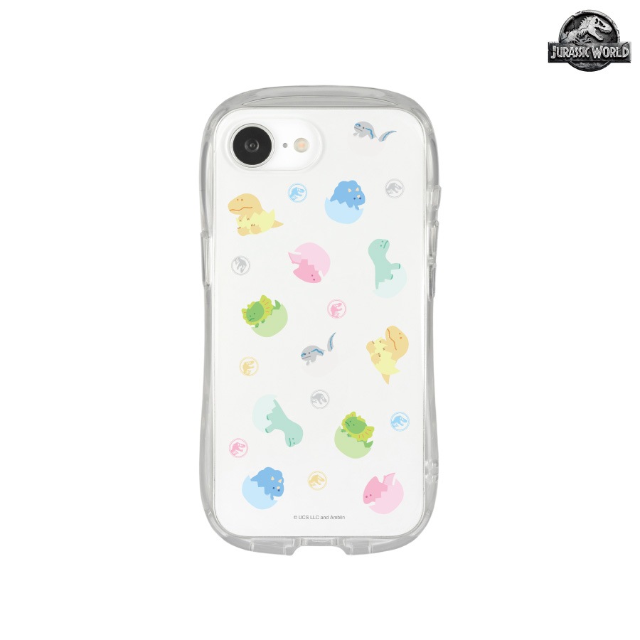 ジュラシック・ワールド iPhone16e 対応 クリスタルクリアケース