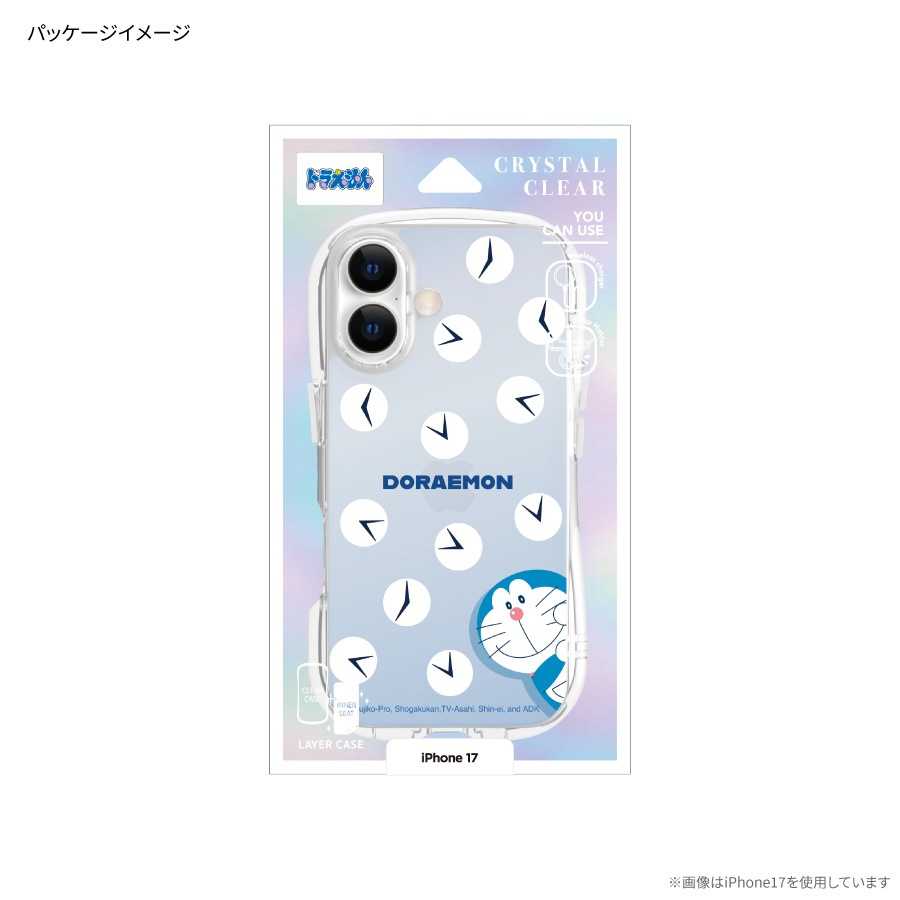 ○ドラえもん 限定 シルアルナンバー 005 クリスタルコーブ 2000 ケース ドラえもん iPhone17 Pro 対応 クリスタルクリアケース | アイテムから