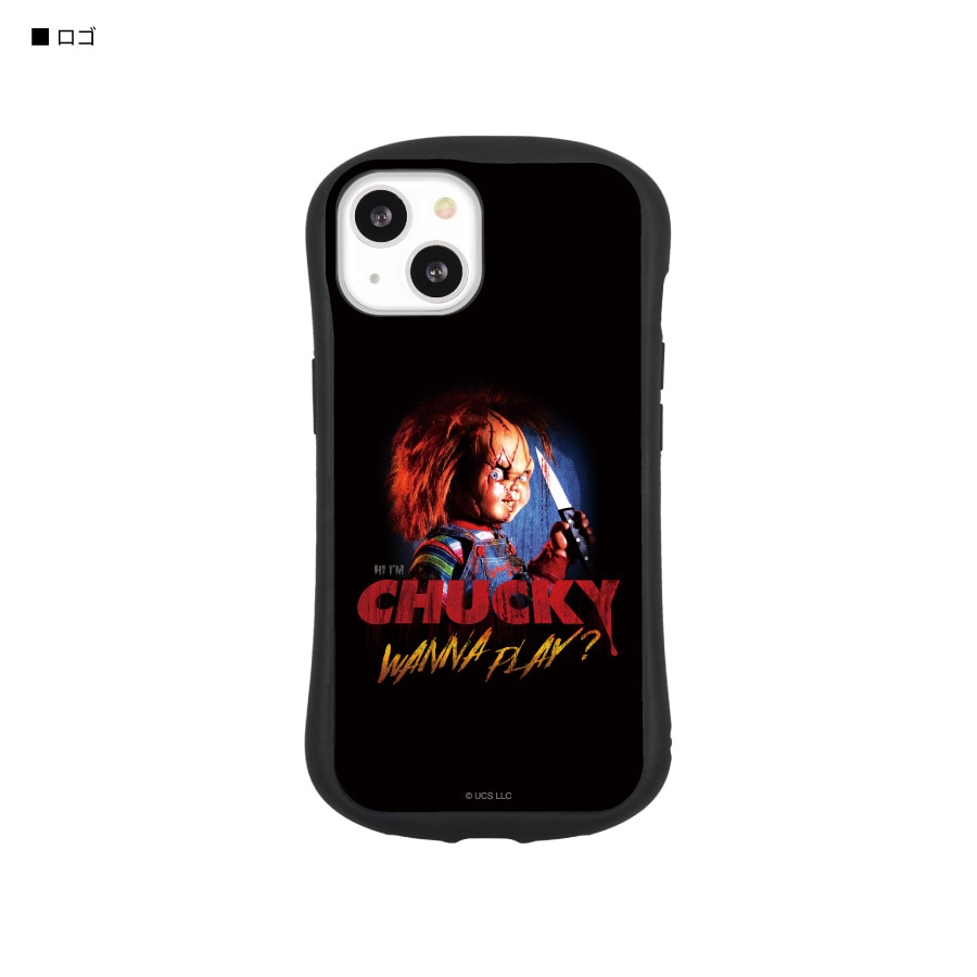 CHUCKY iPhone13対応 ハイブリッドガラスケース