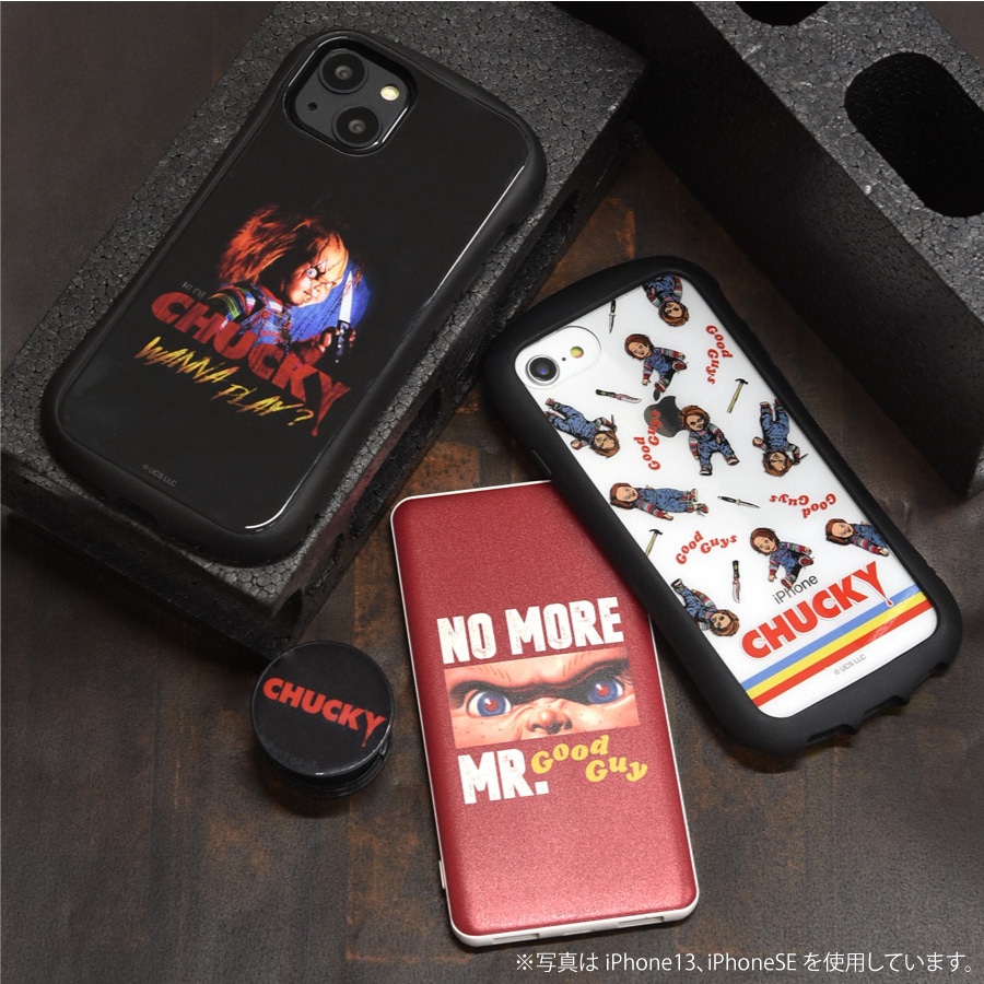 CHUCKY iPhone13対応 ハイブリッドガラスケース