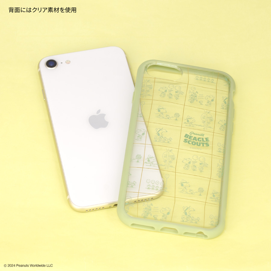 ピーナッツ スヌーピー IIIIfit Clear iPhoneSE(第3世代/第2世代)/8/7/6s/6対応 ケース
