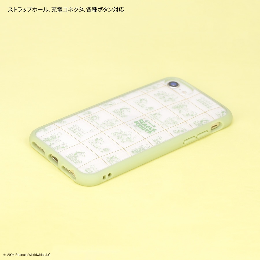 ピーナッツ スヌーピー IIIIfit Clear iPhoneSE(第3世代/第2世代)/8/7/6s/6対応 ケース