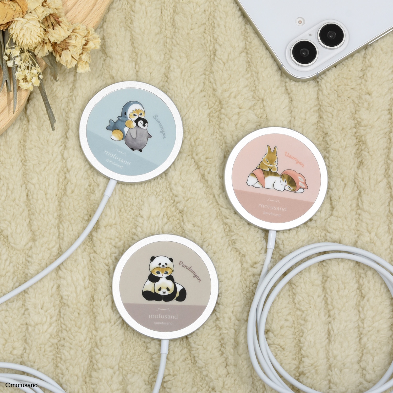 猫のダヤン 【ワイヤレスチャージャー　旅する】わちふぃーるど　ワイヤレス充電器 ワイヤレスチャージャー 旅する わちふぃーど ダヤン ネコグッズ