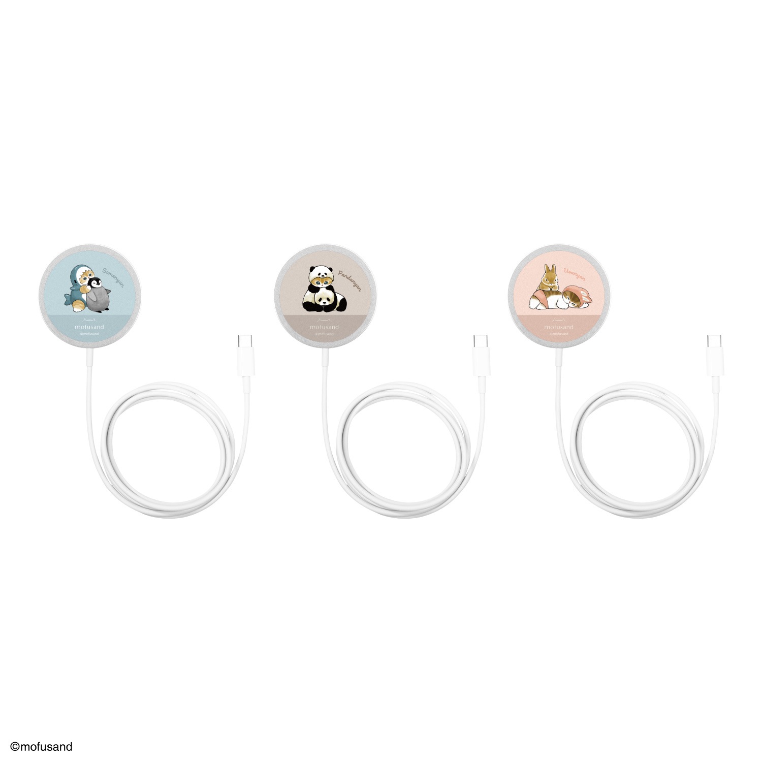 mofusand MagSafe対応ワイヤレスチャージャー