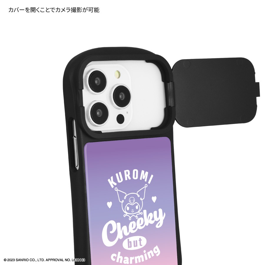 サンリオキャラクターズ iPhone14 / 14 Pro / 13 / 13 Pro / 12 / 12 Pro 対応 ハイブリッドガラスケース
