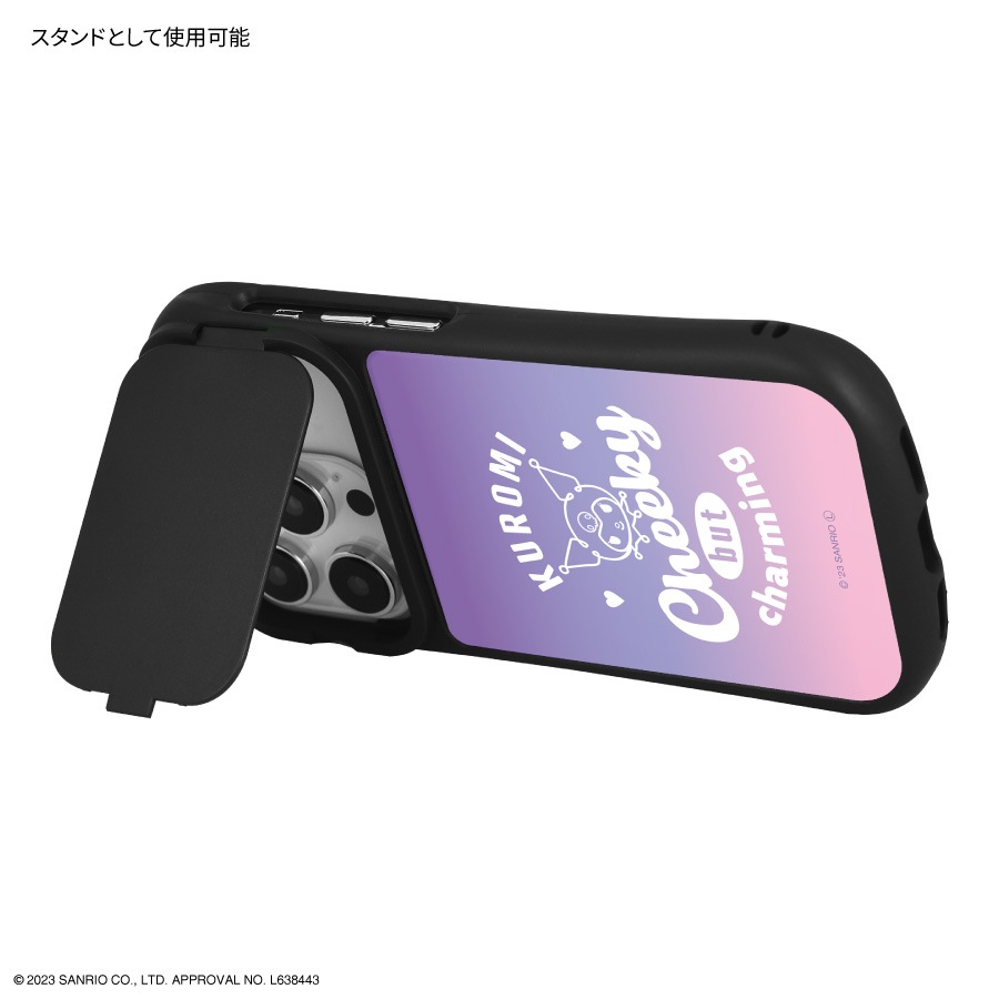 サンリオキャラクターズ iPhone14 / 14 Pro / 13 / 13 Pro / 12 / 12 Pro 対応 ハイブリッドガラスケース