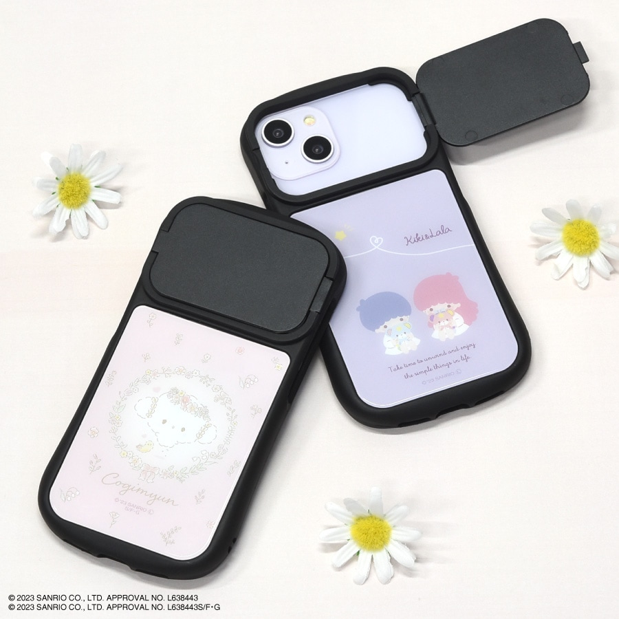 サンリオキャラクターズ iPhone14 / 14 Pro / 13 / 13 Pro / 12 / 12 Pro 対応 ハイブリッドガラスケース