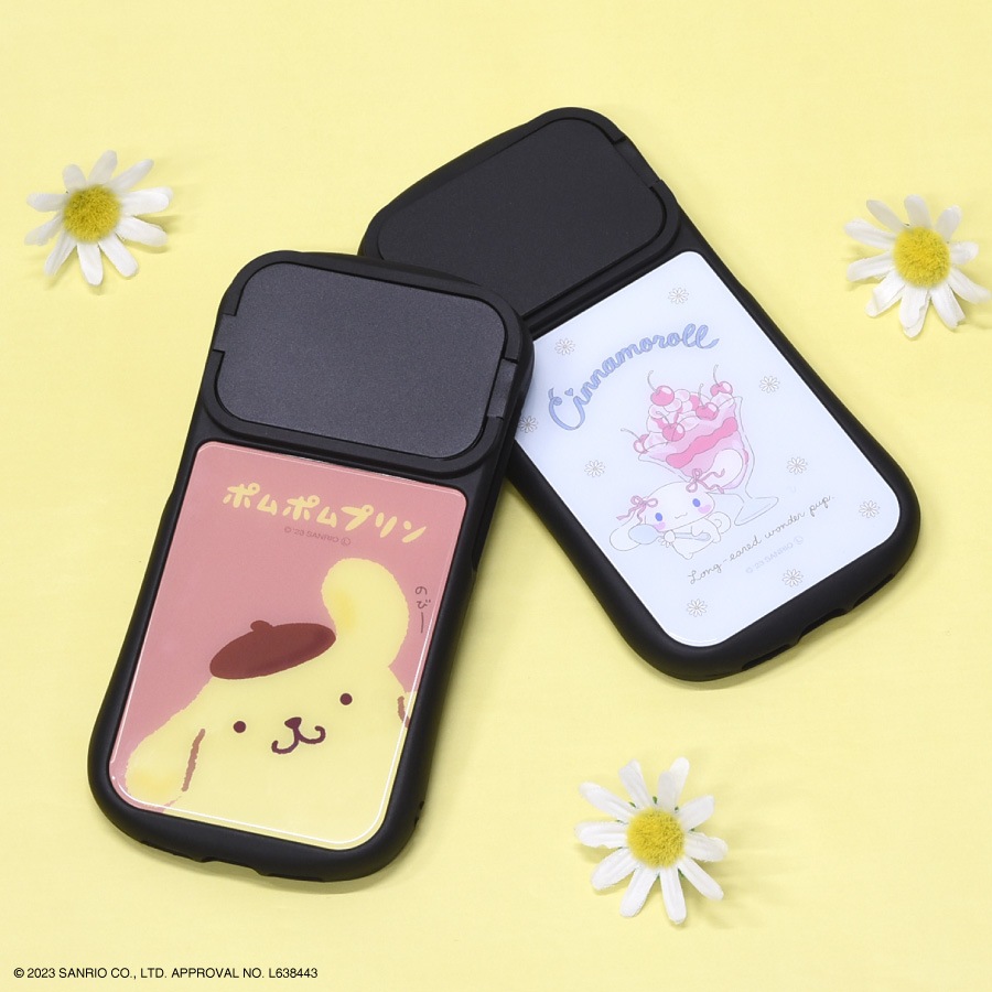 サンリオキャラクターズ iPhone14 / 14 Pro / 13 / 13 Pro / 12 / 12 Pro 対応 ハイブリッドガラスケース