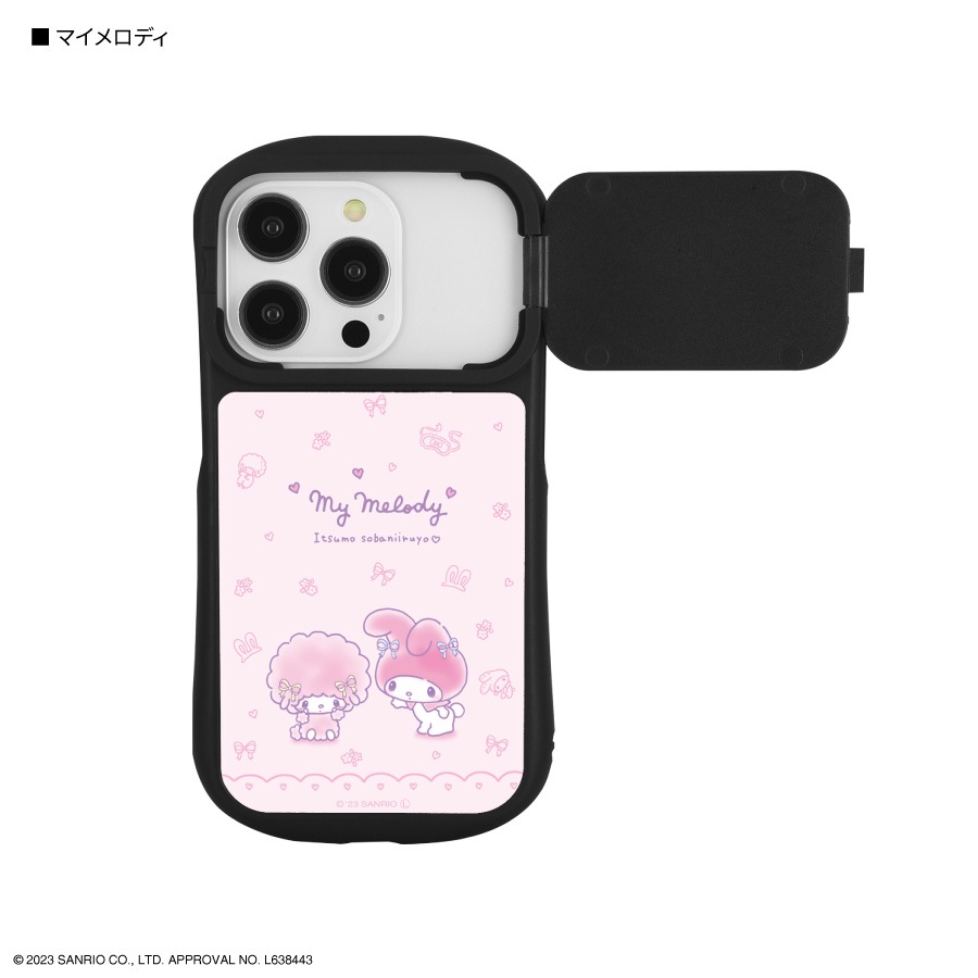 サンリオキャラクターズ iPhone14 / 14 Pro / 13 / 13 Pro / 12 / 12 Pro 対応 ハイブリッドガラスケース