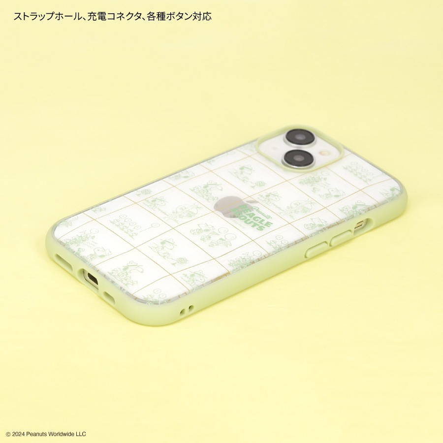 ピーナッツ スヌーピー IIIIfit Clear iPhone15 / 14 / 13 対応 ケース
