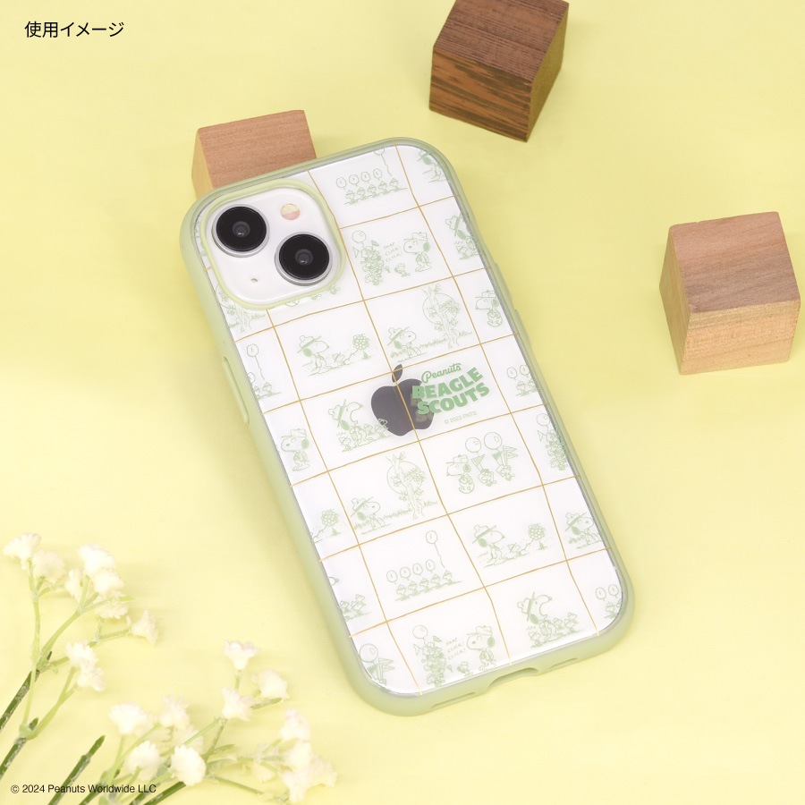 ピーナッツ スヌーピー IIIIfit Clear iPhone15 / 14 / 13 対応 ケース