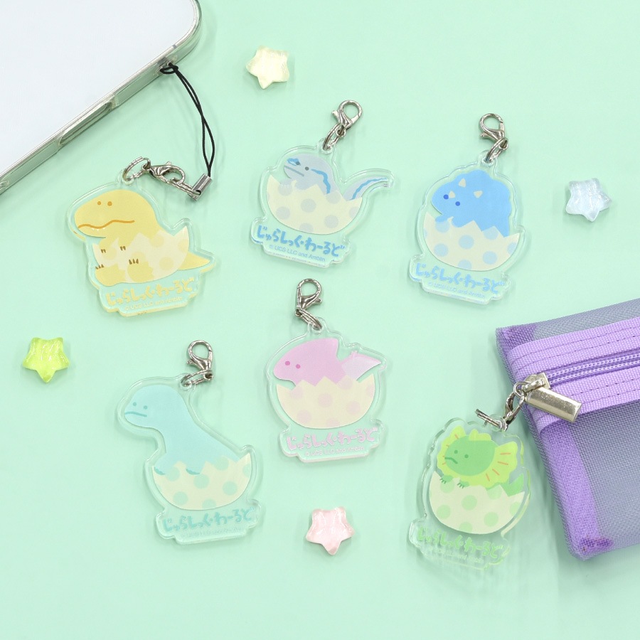 ジュラシック・ワールド モバイルアクリルストラップ