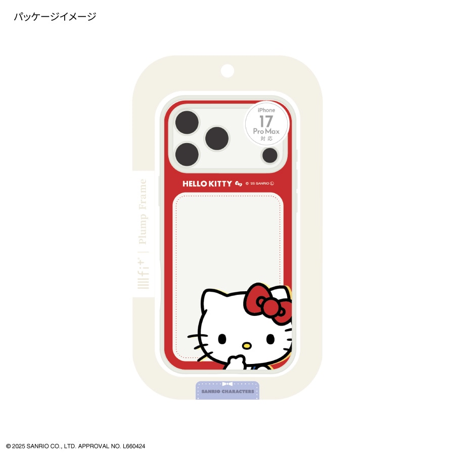 サンリオキャラクターズ IIIIfit プランプフレーム iPhone17 Pro