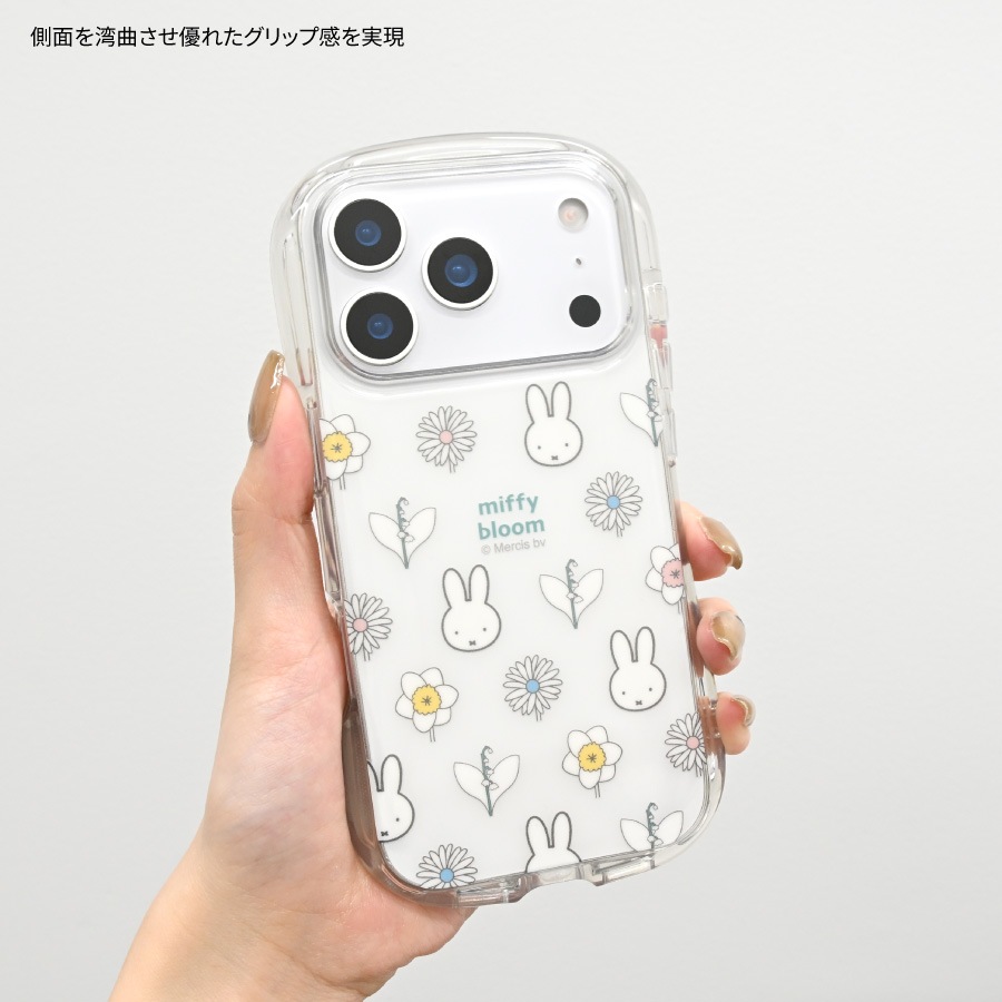 ミッフィー miffy bloom iPhone17 Pro 対応 クリスタルクリアケース