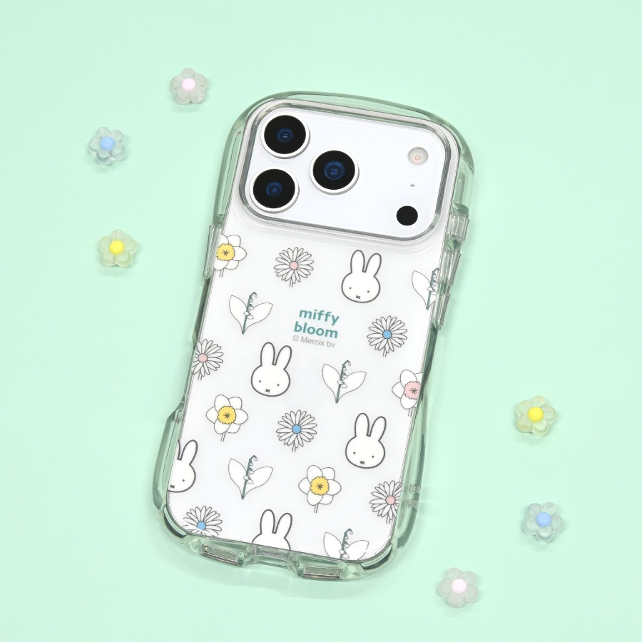 ミッフィー miffy bloom iPhone17 Pro 対応 クリスタルクリアケース