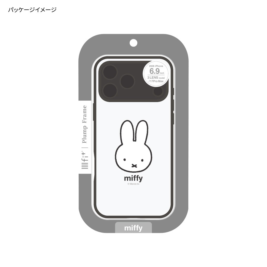 ミッフィー IIIIfit プランプフレーム iPhone18 Pro Max / 17 Pro Max 対応 ケース