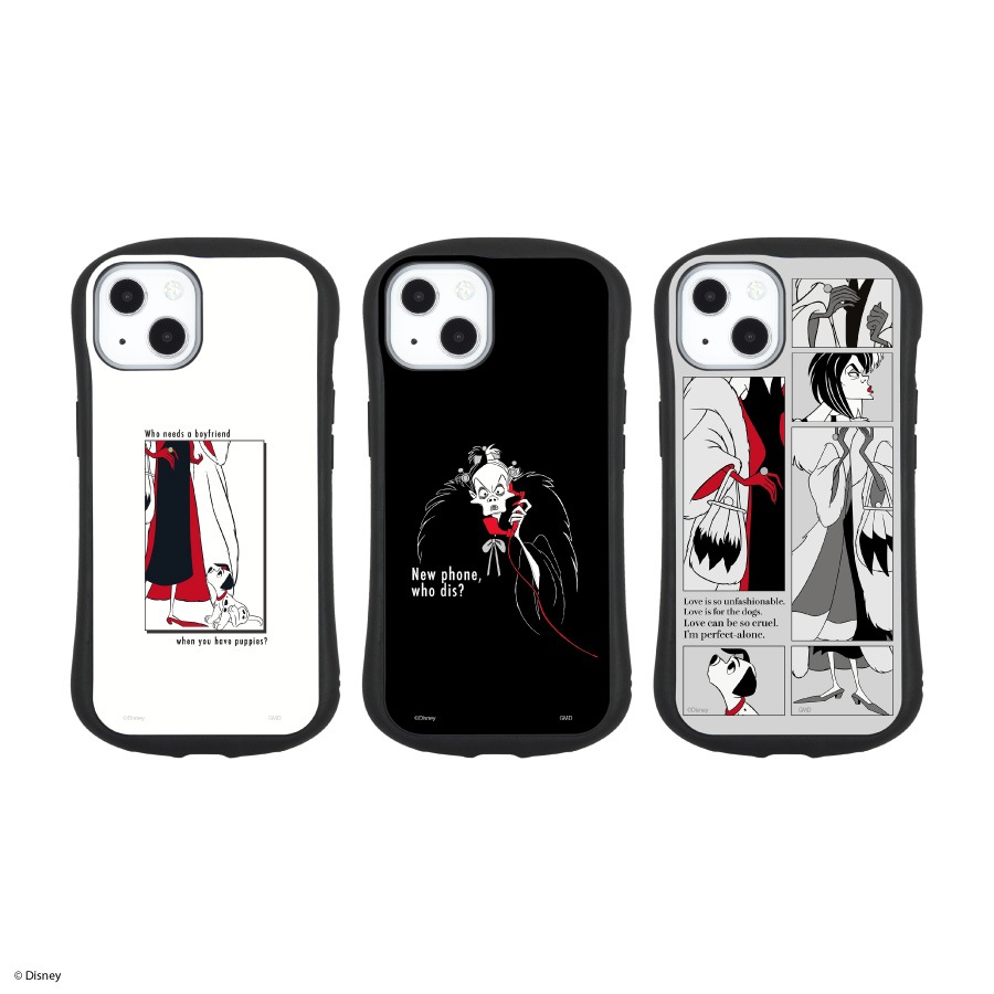 ディズニーキャラクター／iPhone13対応ハイブリッドガラスケース | た