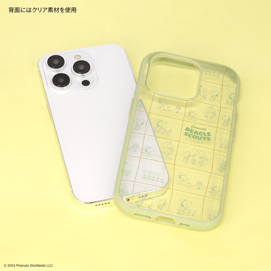 スヌーピー ピーナッツ スヌーピー IIIIfit Clear iPhone15 Pro 対応 ケース | は