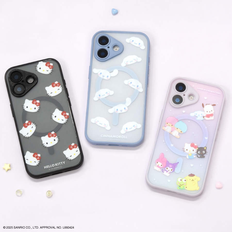 サンリオキャラクターズ IIIIfit プランプフレーム iPhone17 MagSafe 対応 ケース