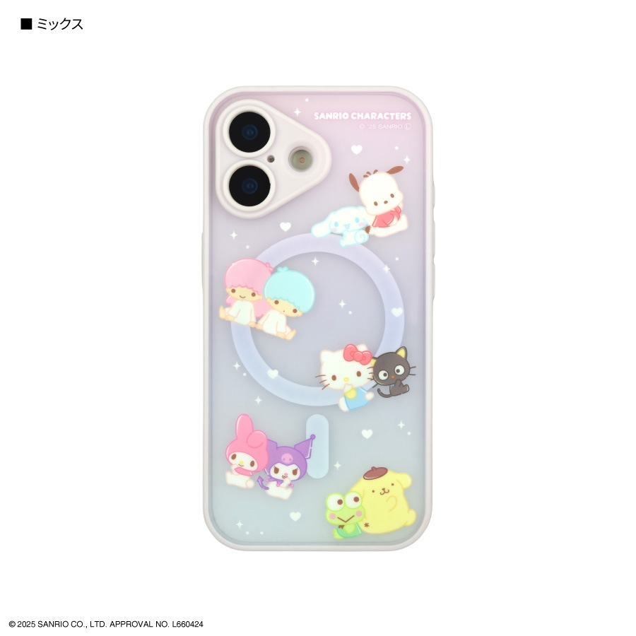 サンリオキャラクターズ IIIIfit プランプフレーム iPhone17 MagSafe 対応 ケース