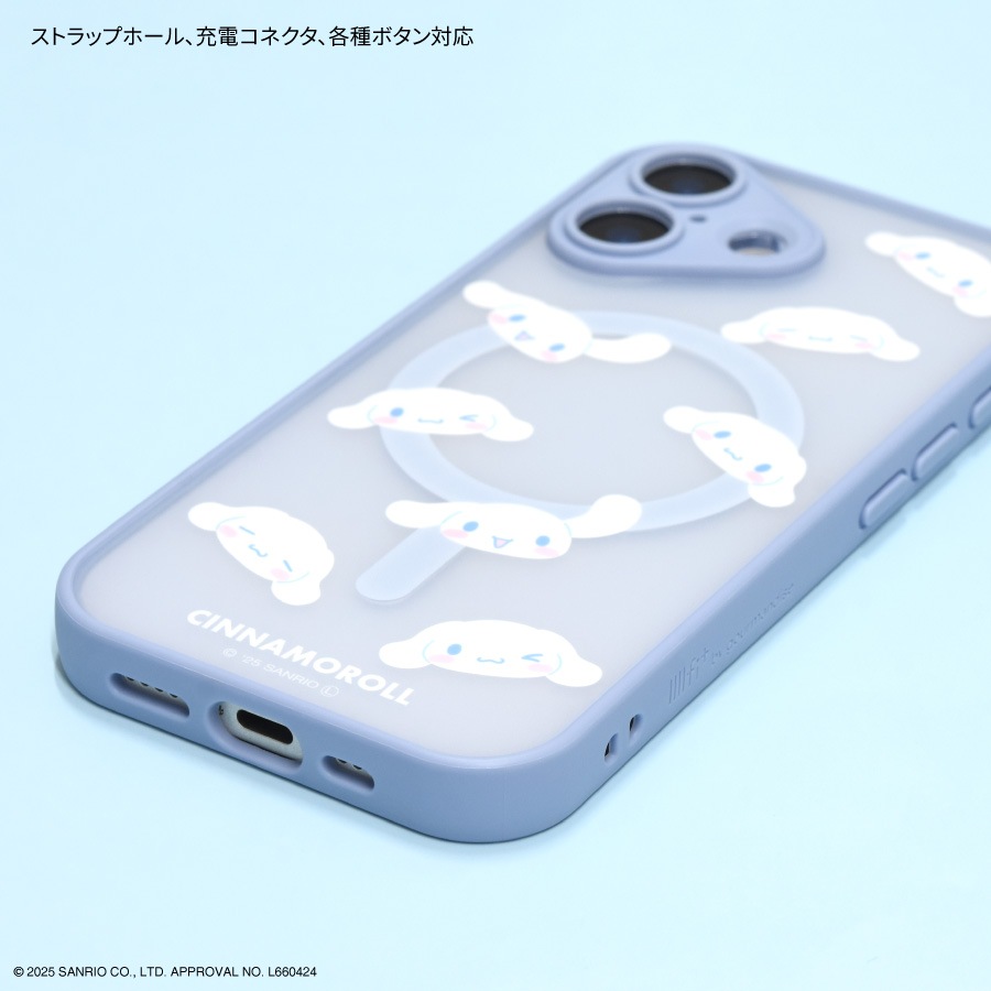 サンリオキャラクターズ IIIIfit プランプフレーム iPhone17 MagSafe 対応 ケース