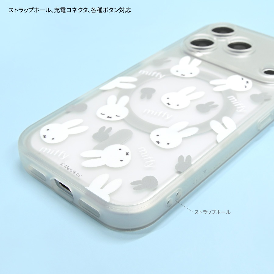 ミッフィー IIIIfit プランプフレーム iPhone18 Pro / 17 Pro MagSafe 対応 ケース