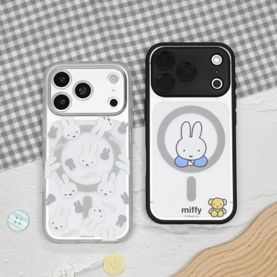 ミッフィー IIIIfit プランプフレーム iPhone18 Pro / 17 Pro MagSafe 対応 ケース