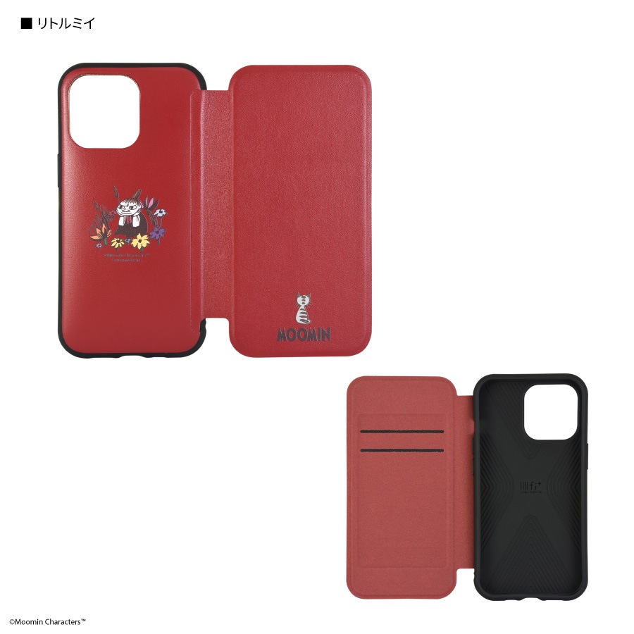 ムーミン　IIIIfit Flip iPhone13 Pro対応ケース