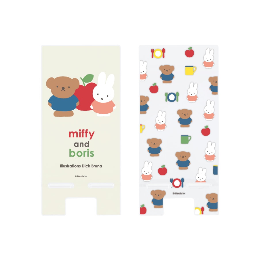 ミッフィー miffy and boris アクリルスマホスタンド