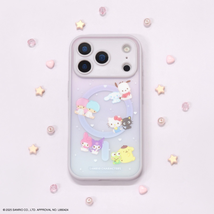 サンリオキャラクターズ IIIIfit プランプフレーム iPhone17 Pro MagSafe 対応 ケース