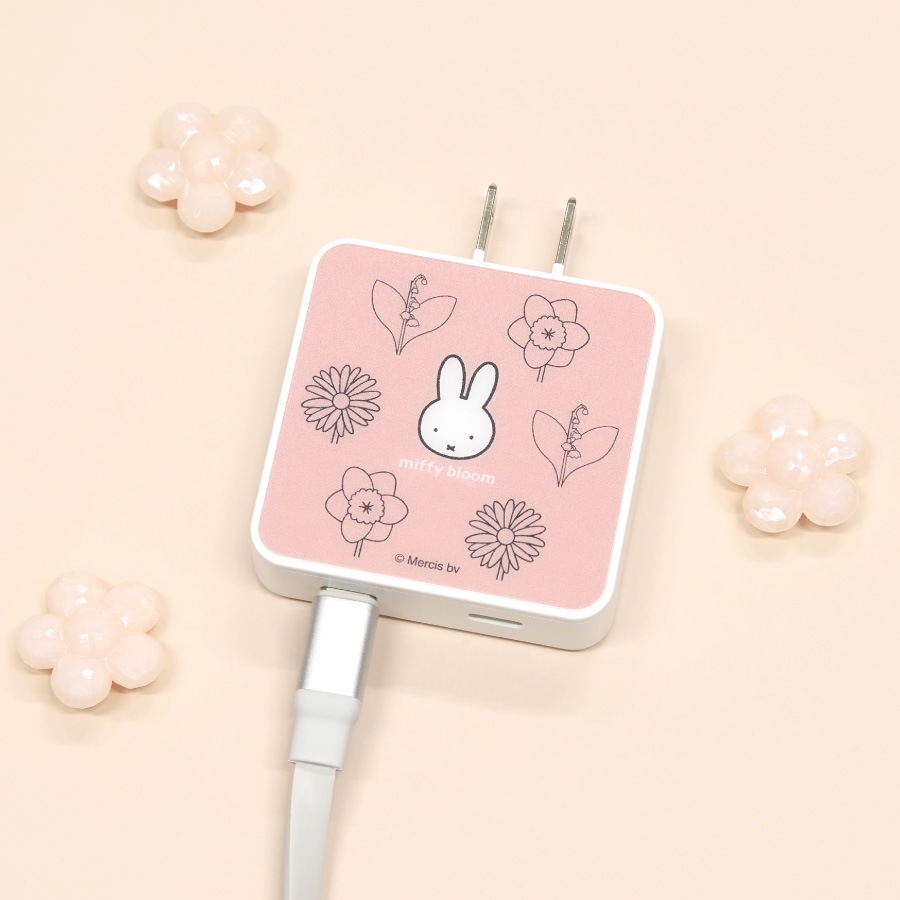 ミッフィー miffy bloom USB Type-C ACアダプタ