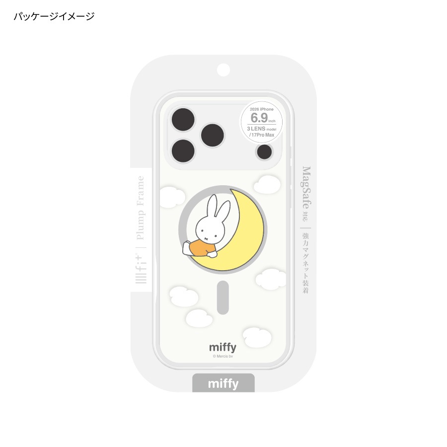 ミッフィー IIIIfit プランプフレーム iPhone18 Pro Max / 17 Pro Max MagSafe 対応 ケース