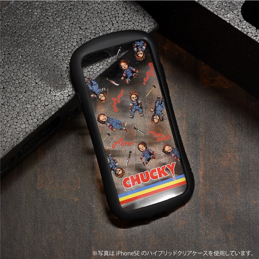 CHUCKY iPhone13Pro対応ハイブリッドクリアケース