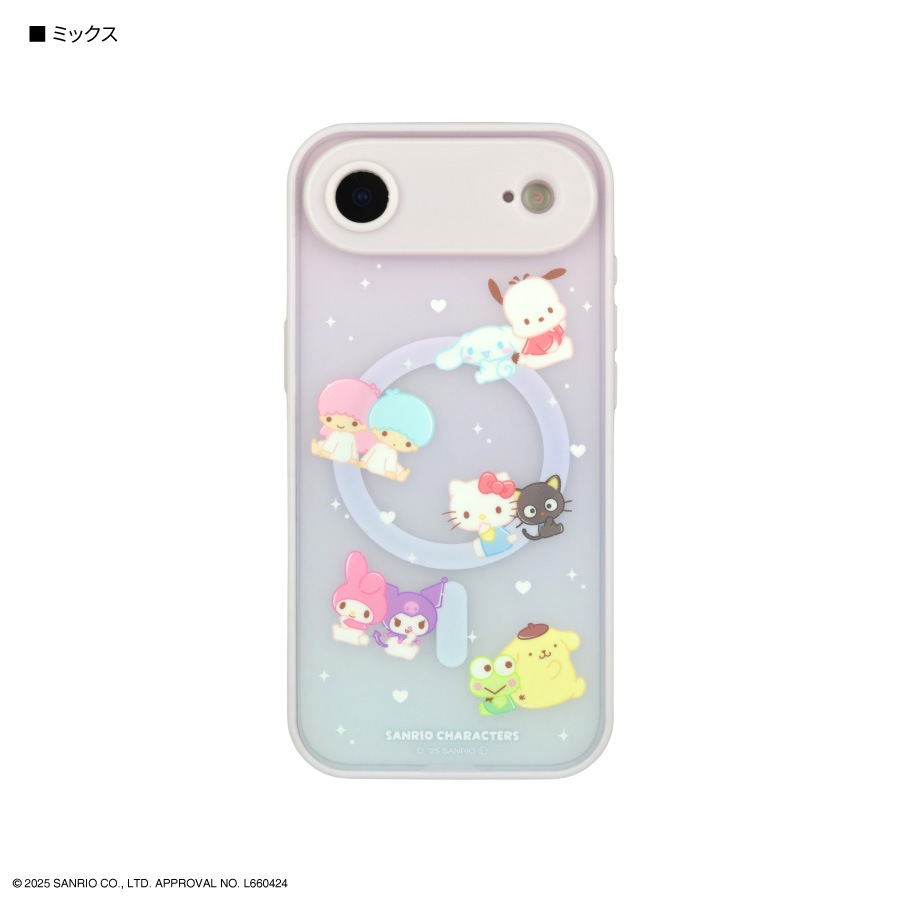 サンリオキャラクターズ IIIIfit プランプフレーム iPhone Air MagSafe 対応 ケース